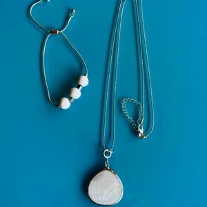 Necklace and matching bracelet
